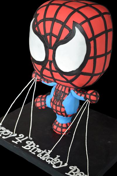 Spiderman Chibi - Cake by cakemomma1979