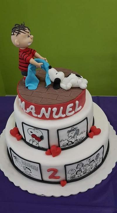 Linus and Snoopy - Cake by Jenny Taormina 