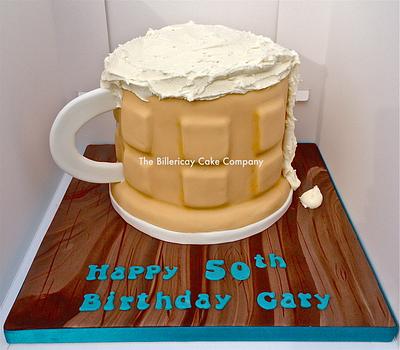 Pint of Beer cake - Cake by The Billericay Cake Company