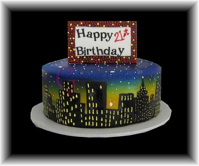 City Skyline - Cake by Geelicious Confections