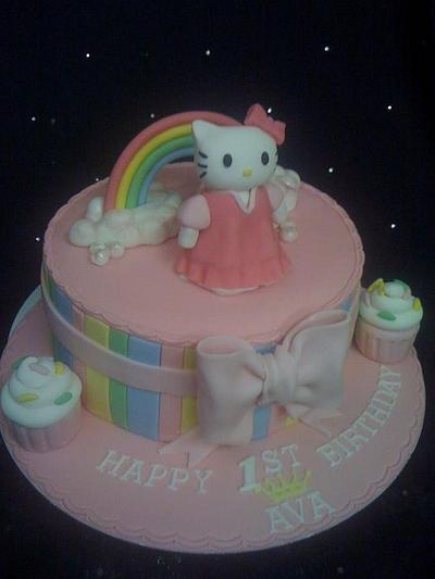 Hello kitty. - Cake by Amber Catering and Cakes