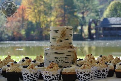 Autumn wedding ;) - Cake by Magda's cakes