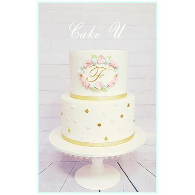 1st Birthday Pretty - Cake by Veronica - @cakeuvee 