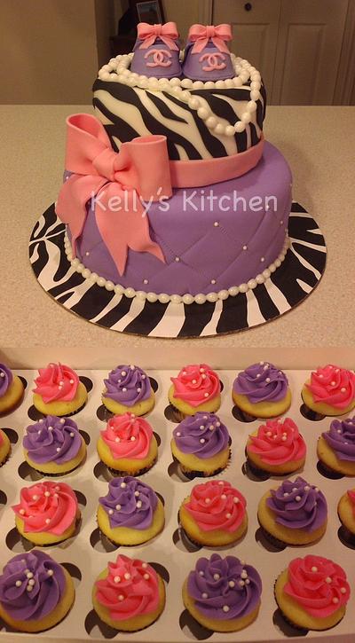 Baby shower cake - Cake by Kelly Stevens