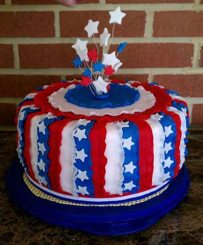 July 4th - Cake by Peggy