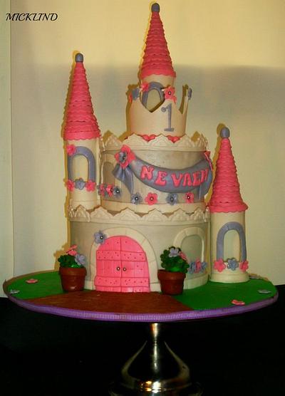 My First princess Castle Cake - Cake by Linda