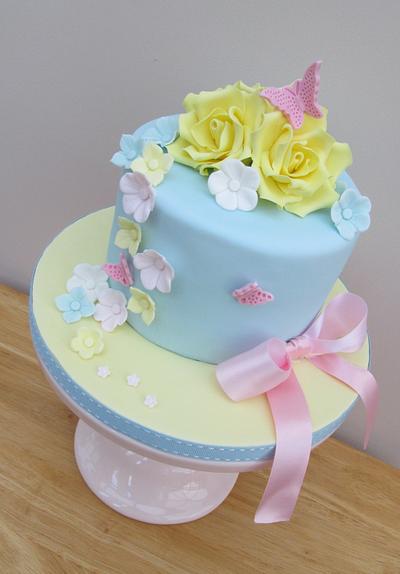 A Spring Bouquet - Cake by The Buttercream Pantry