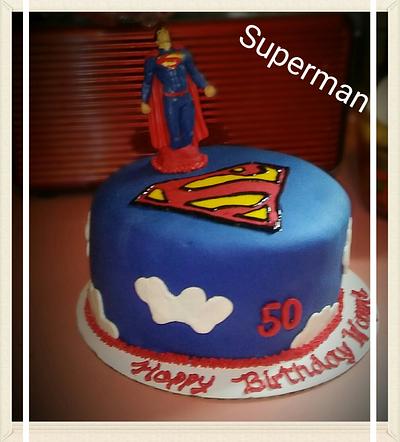 Superman Cake - Cake by CakesByCheryl