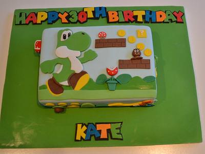 Mario and Luigi - Nintendo Birthday Cake - Cake by Rachel Nickson