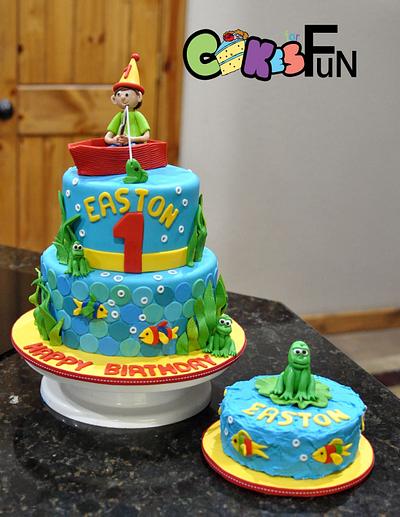 Fishing birthday cake - Cake by Cakes For Fun