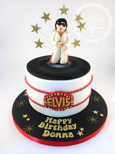 Elvis/Fireworks - Cake by Laura Davis
