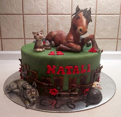 Horse & pet friends - Cake by Majka Maruška