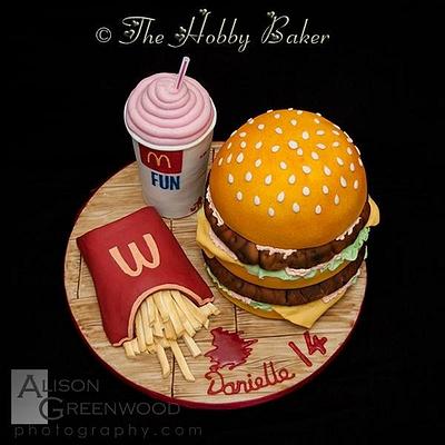 Supersize Big Mac meal  - Cake by The hobby baker 
