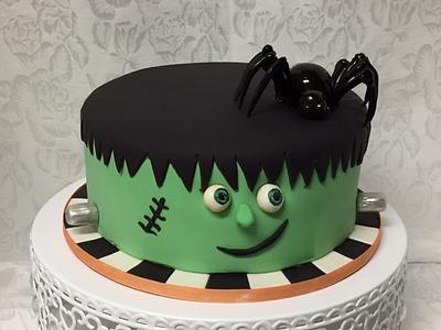 Halloween Frankenstein and spider - Cake by Patricia M