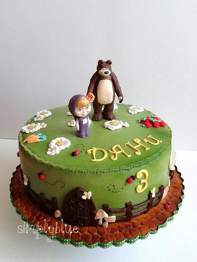 Маша и Медведь cake - Cake by simplyblue