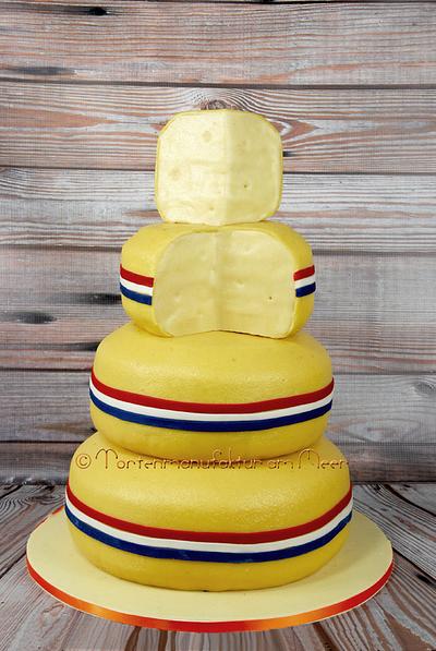 Special "cheese" cake for a wedding - Cake by Pia Koglin