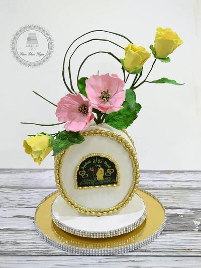 Wedding Anniversary Cake - Cake by yumyumsugar