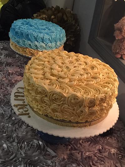 Rosette cake - Cake by Sassy Sweet Cakes 