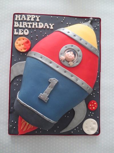 First Birthday Rocket Cake - Cake by K Cakes