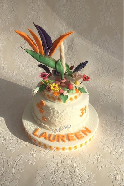 Bird of paradise cake - Cake by Artycake 
