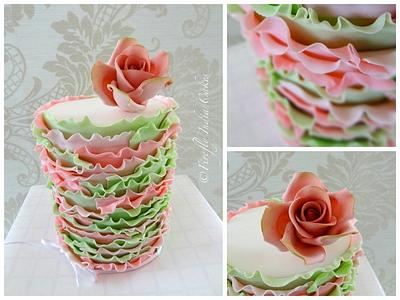 Inspired by Sugablossom Cakes. - Cake by Firefly India by Pavani Kaur