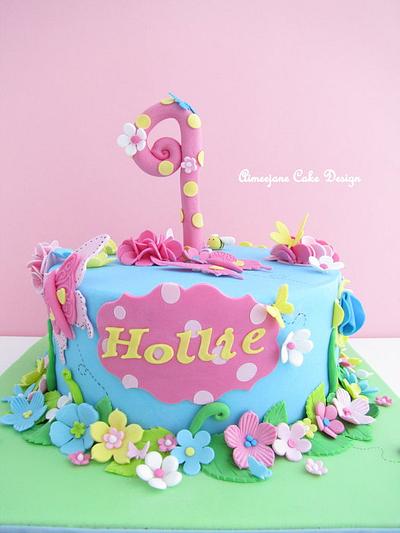 Butterflys and Blossoms - Cake by aimeejane