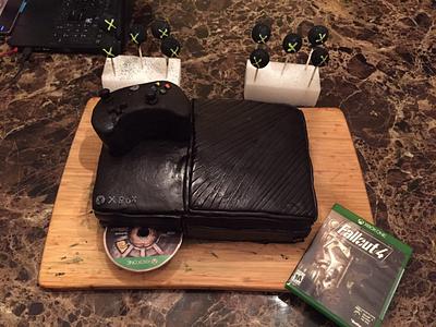 Xbox one cake  - Cake by Missybloop