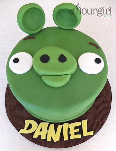 Angry Birds Pig - Cake by Julie