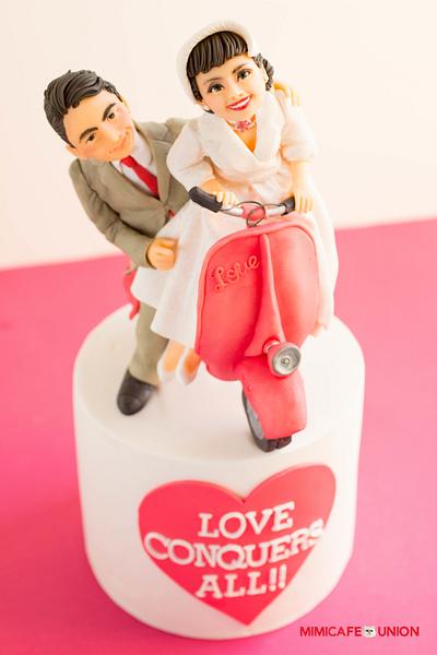 ROMAN HOLIDAY 2 - Be My Valentine Cake Collaboration  - Cake by Sachiko Windbiel