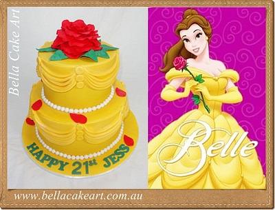 Beauty and the Beast Cake - Belle Cake - Cake by Bella Cake Art