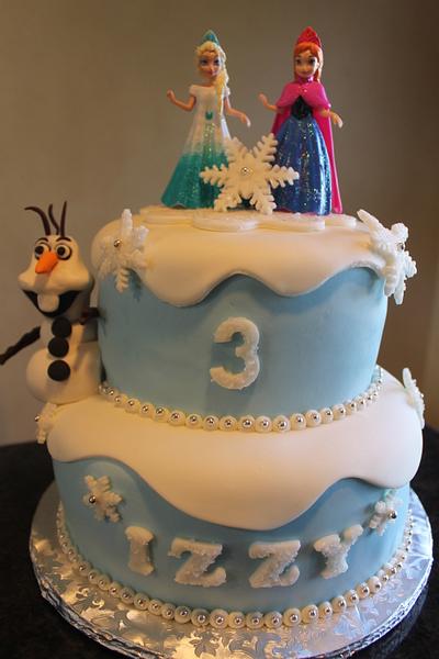 Frozen Cake - Cake by Pam and Nina's Crafty Cakes