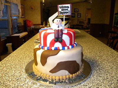 Welcome Home Soldier - Cake by Christy McClure