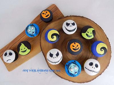 Tim Burton-themed cupcakes - Cake by Sharon A./Not Your Average Cupcake