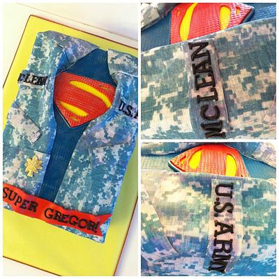 Man of Steel Cake! - Cake by Jacque McLean - Major Cakes