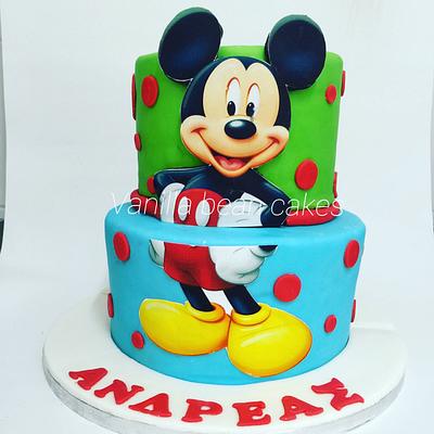 Mickey mouse cake - Cake by Vanilla bean cakes Cyprus