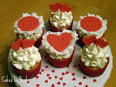 Be My Valentine Cupcakes - Cake by Becky Pendergraft