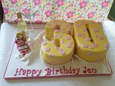 Drunk princess 30th Birthday cake - Cake by Dinkyscakes