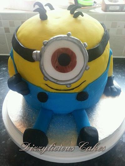 minion cake  - Cake by Dizzylicious