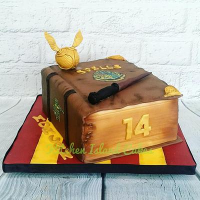 Harry Potter Book Cake - Cake by Kitchen Island Cakes