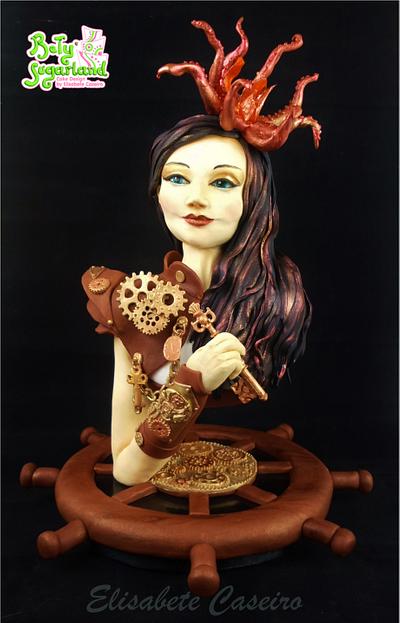 Lady Octopus - Cake by Bety'Sugarland by Elisabete Caseiro 