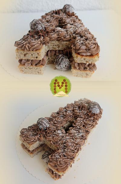 Alphabet cake - Cake by Marina