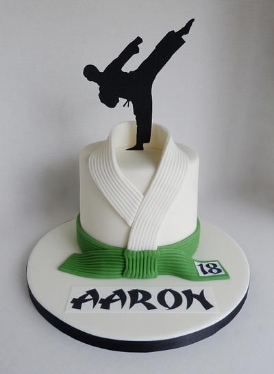 Taekwondo/judo 18th Birthday cake - Cake by Angel Cake Design