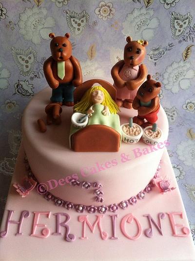 Goldilocks & the 3 bears - Cake by dee99dee
