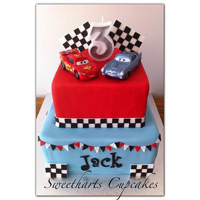 Cars cake - Cake by Sweetharts Cupcakes