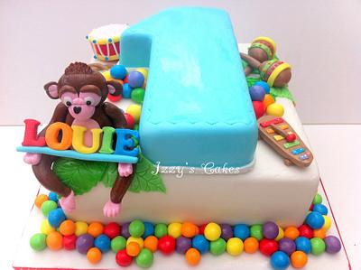 Louie's first birthday - Cake by The Rosehip Bakery