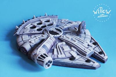 Millenium Falcon - Cake by Willow cake decorations