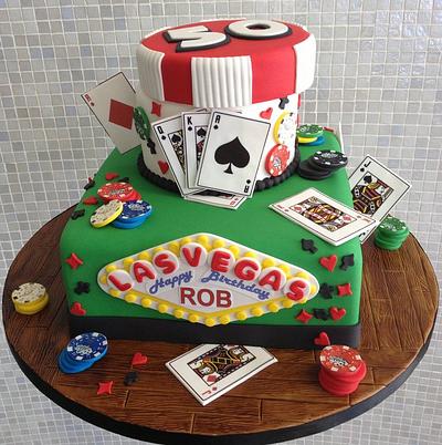 Vegas Birthday - Cake by Over The Top Cakes Designer Bakeshop