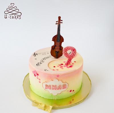 Violine - Cake by Olga Ugay