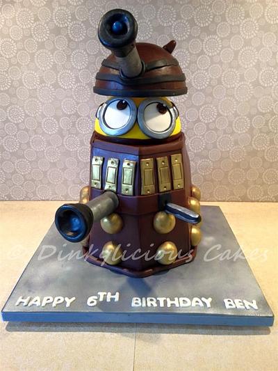 Minion Dalek - Cake by Dinkylicious Cakes