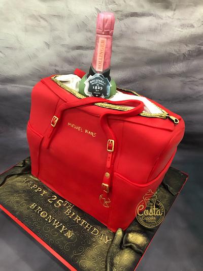 Michael Kors & Bollinger Birthday Cake  - Cake by Costa Cupcake Company